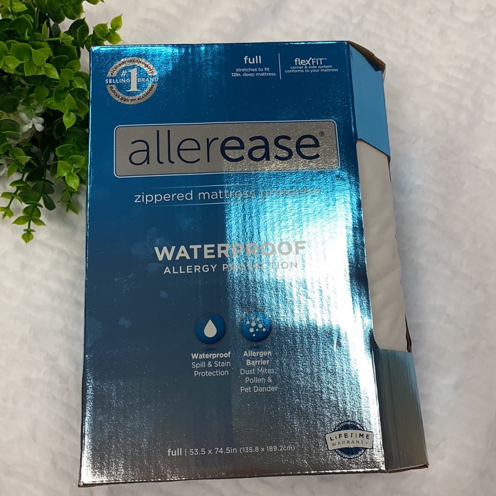 Allerease Waterproof Mattress Protector -Full - Picture 2 of 6